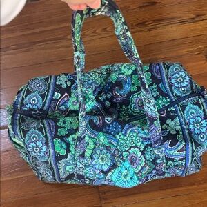 Vera Bradley Paisley Tote in Blue and Green